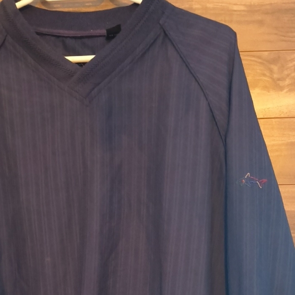 Vintage Greg Norman Collection 
Blue Pullover Windbreaker Golf Jacket Waterproof - Picture 2 of 8
